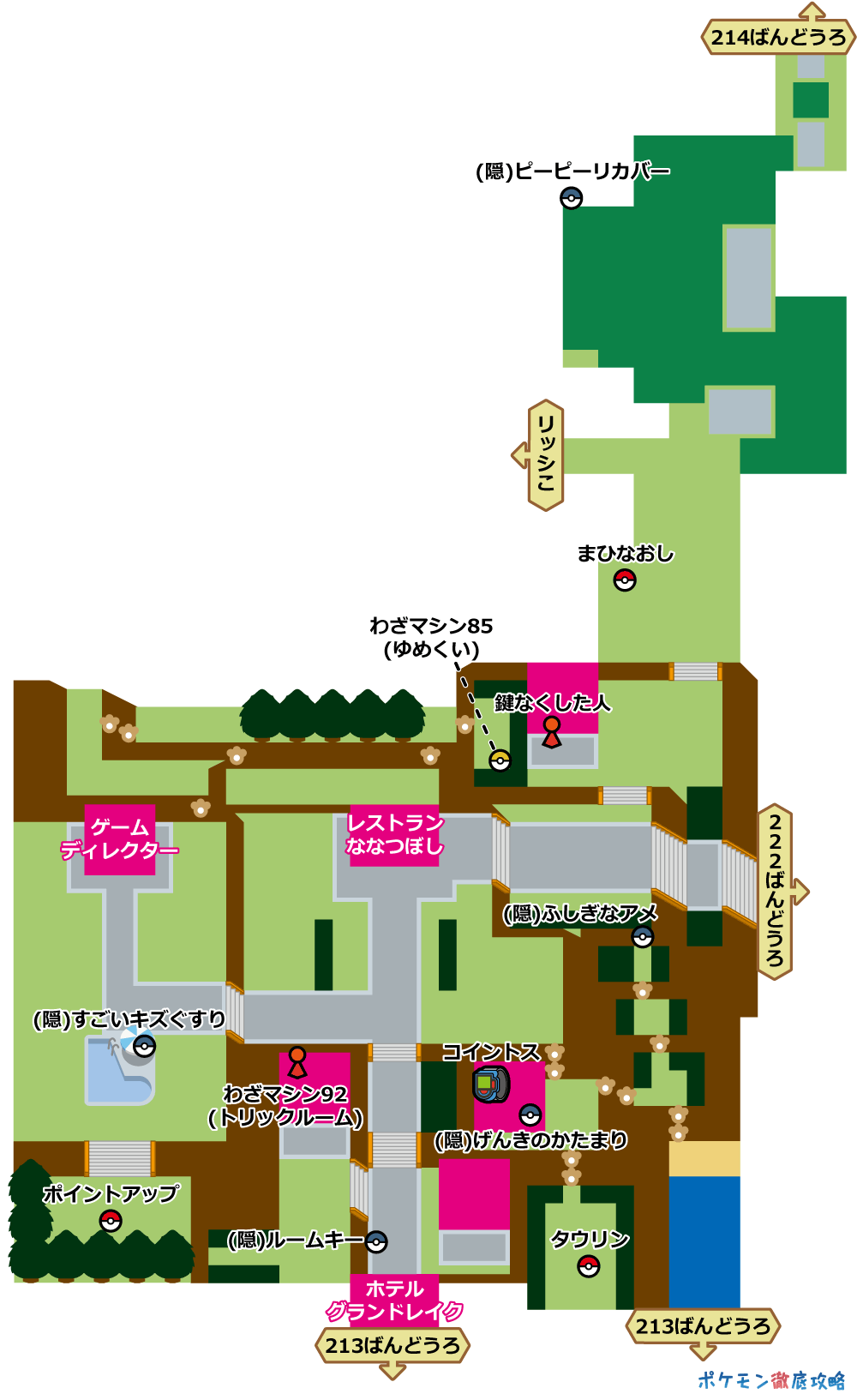 リッシこのほとりのマップ画像